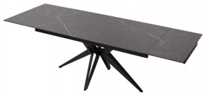 Стол FORIO 160 MATT BLACK MARBLE SOLID CERAMIC / BLACK, ®DISAUR в Новом Уренгое - novyy-urengoy.ok-mebel.com | фото 5