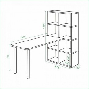 Стол компьютерный Bartolo в Новом Уренгое - novyy-urengoy.ok-mebel.com | фото 3