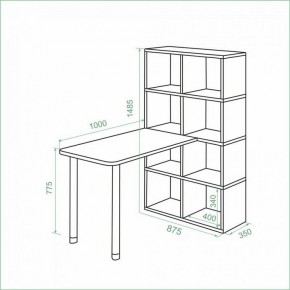 Стол компьютерный Bartolo в Новом Уренгое - novyy-urengoy.ok-mebel.com | фото 2