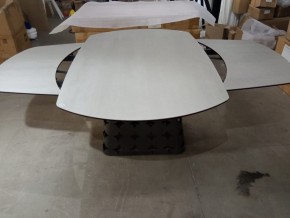 Стол LORENS 150 TL-58 поворотная система раскладки, испанская керамика / Темно-серый, ®DISAUR в Новом Уренгое - novyy-urengoy.ok-mebel.com | фото 2