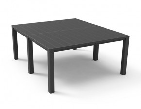 Стол раскладной Джули (Julie Double table 2 configurations) Графит в Новом Уренгое - novyy-urengoy.ok-mebel.com | фото 3