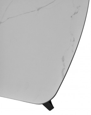 Стол RASMUS 160 TL-45 Белый мрамор, испанская керамика / черный каркас, ®DISAUR в Новом Уренгое - novyy-urengoy.ok-mebel.com | фото 6