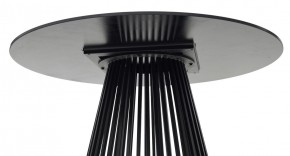 Стол TERNI 120 MATT BLACK MARBLE SOLID CERAMIC Черный мрамор матовый, керамика /Черн.каркас, ®DISAUR в Новом Уренгое - novyy-urengoy.ok-mebel.com | фото 6