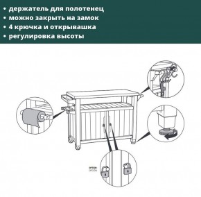 Столик для барбекю 207 Л (Unity XL 207L) в Новом Уренгое - novyy-urengoy.ok-mebel.com | фото 8