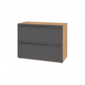 СТОУН С81 Комод (золотой дуб/графит) в Новом Уренгое - novyy-urengoy.ok-mebel.com | фото