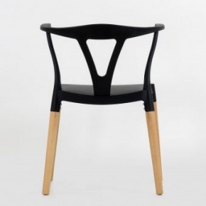 Стул Barneo N-218 Wishbone интерьерный кухонный черный в Новом Уренгое - novyy-urengoy.ok-mebel.com | фото 2
