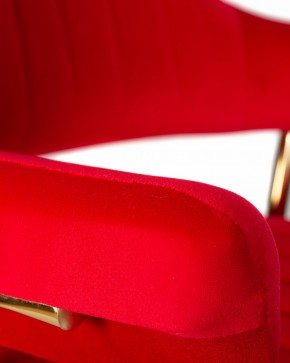 Стул барный DOBRIN CHARLY GOLD, красный велюр (MJ9-45) в Новом Уренгое - novyy-urengoy.ok-mebel.com | фото 8