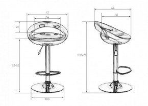 Стул барный DOBRIN DISCO LM-1010 (белый) в Новом Уренгое - novyy-urengoy.ok-mebel.com | фото 2