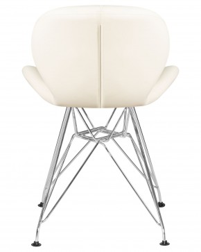 Стул обеденный DOBRIN BUTTERFLY CHROME, ножки хром, цвет кремовый в Новом Уренгое - novyy-urengoy.ok-mebel.com | фото 5