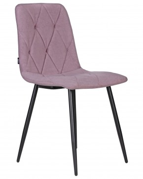 Стул обеденный DOBRIN CHILLY ROMBO, Лавандовый Simple 48, основание черное в Новом Уренгое - novyy-urengoy.ok-mebel.com | фото 2