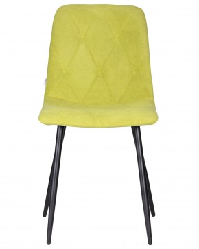 Стул обеденный DOBRIN CHILLY ROMBO, Лайм Simple 14, основание черное в Новом Уренгое - novyy-urengoy.ok-mebel.com | фото 6