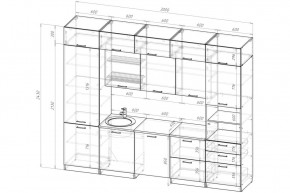 ТЕРЦИЯ Кухонный гарнитур Экстра 5 (3000 мм) в Новом Уренгое - novyy-urengoy.ok-mebel.com | фото 2