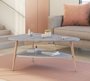 ТРИО Стол журнальный (бетон) в Новом Уренгое - novyy-urengoy.ok-mebel.com | фото
