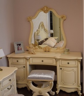 Туалетный стол + Зеркало Мона Лиза (крем) в Новом Уренгое - novyy-urengoy.ok-mebel.com | фото 6