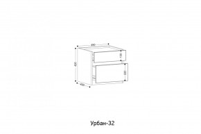 УРБАН- 32 Тумба в Новом Уренгое - novyy-urengoy.ok-mebel.com | фото 2