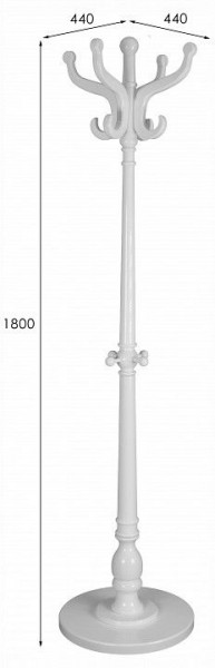 Вешалка-стойка В 1Н в Новом Уренгое - novyy-urengoy.ok-mebel.com | фото 7