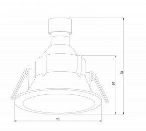 Встраиваемый светильник Elektrostandard Side 25059/01 в Новом Уренгое - novyy-urengoy.ok-mebel.com | фото 6