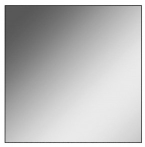 Зеркало Corsica 500х500 black без подсветки Sansa (SB1063Z) в Новом Уренгое - novyy-urengoy.ok-mebel.com | фото 1