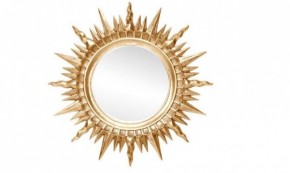 Зеркало круглое золото (1810(1) в Новом Уренгое - novyy-urengoy.ok-mebel.com | фото