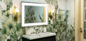 Зеркало Рим 832х612 с подсветкой Домино (GL7025Z) в Новом Уренгое - novyy-urengoy.ok-mebel.com | фото 7
